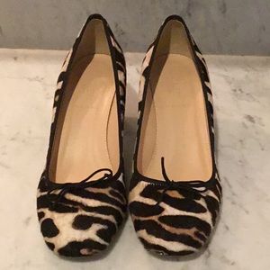 JCrew Sophia Pumps in Dyed Calf Hair Size 9